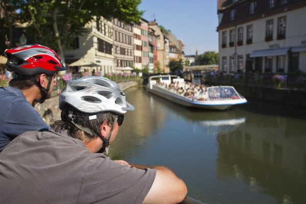 Citta sulla mosella in bici